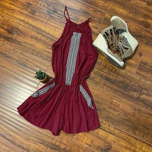 Maroon romper